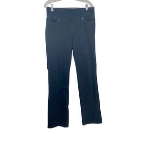 Ladies Jag Jeans High Rise Size 14 Straight Leg Pull on Jeans